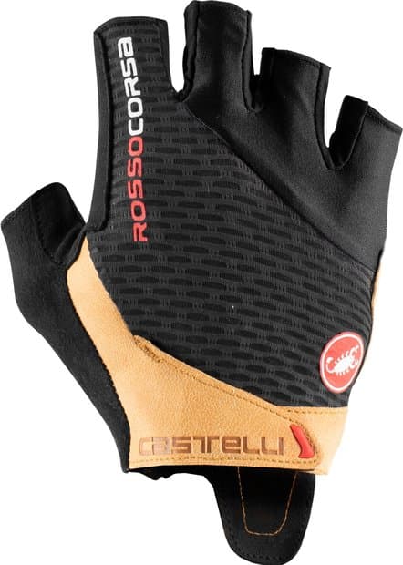 CASTELLI Rosso Corsa Pro V Kurzfinger Handschuhe Schwarz Modell 2024