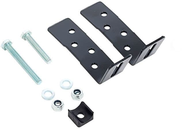 Hebie Steckblechbefestigungs-Set breite Winkel Schwarz Modell 2026