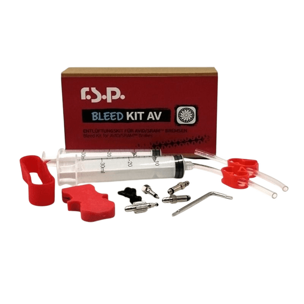 RSP Entlüftungskit für Scheibenbremsen Avid-Sram Rot Modell 2026