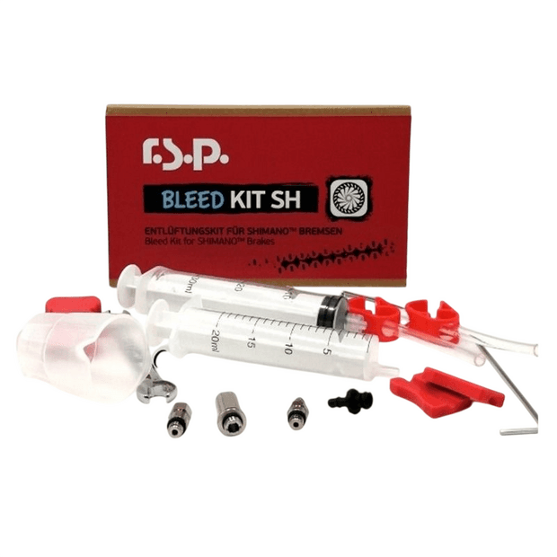 RSP Entlüftungskit für Scheibenbremsen Shimano Rot Modell 2026