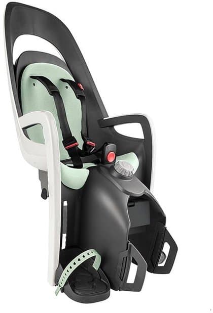 Hamax grau/weiß/mint, Befestigung Gepäckträger Kindersitz Hamax Caress