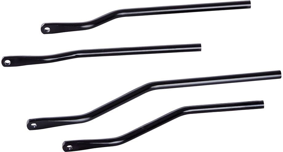 racktime Befestigungsstrebe 220mm 35mm Versatz Schwarz - HR-Träger Gepäckträger