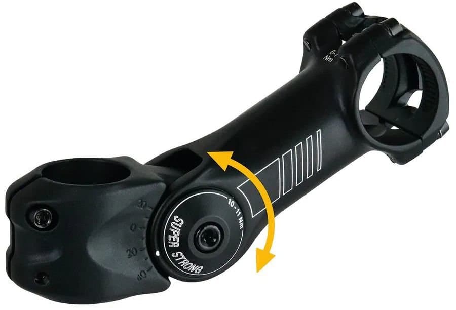 BYSCHULZ Pro SDS SuperStrong Vorbau 1 1/8 / 31,8 mm, verstellbar Schwarz Modell 2024