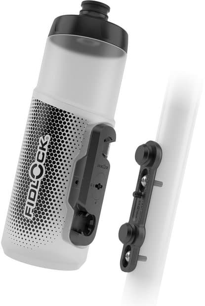 Fidlock Twist Trinkflasche 600 mit Bike Base Flaschenhalter Weiß Modell 2026
