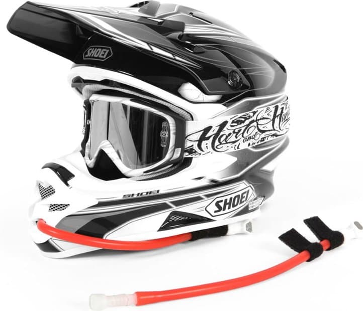 USWE Handsfree Helm-Kit inkl. Trinkschlauch Rot Modell 2026