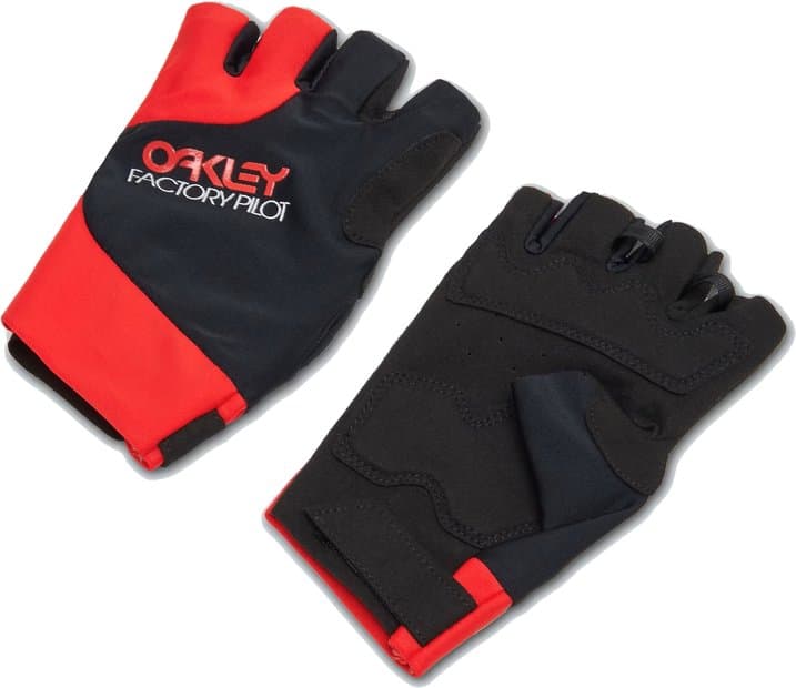 Oakley Factory Pilot MTB Kurzfinger Handschuhe Rot Modell Aktion