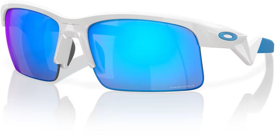 Oakley Capacitor Polished White - Prizm Sapphire Weiß Modell 2024