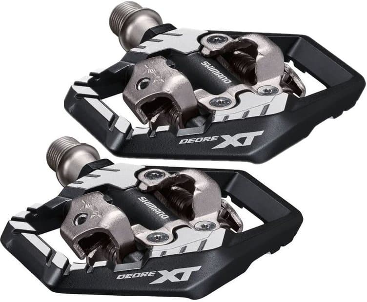 SHIMANO Pedal XT PD-M8120 Pedal - SPD Enduro Plattformpedal für Trail und All Mountain