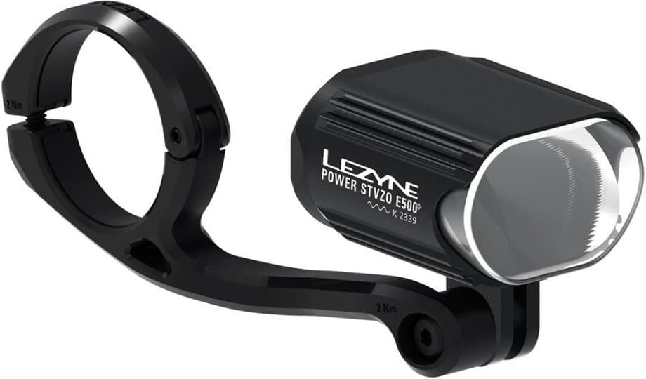 Lezyne Power E500+ E-Bike Scheinwerfer - StVZO Schwarz Modell 2025
