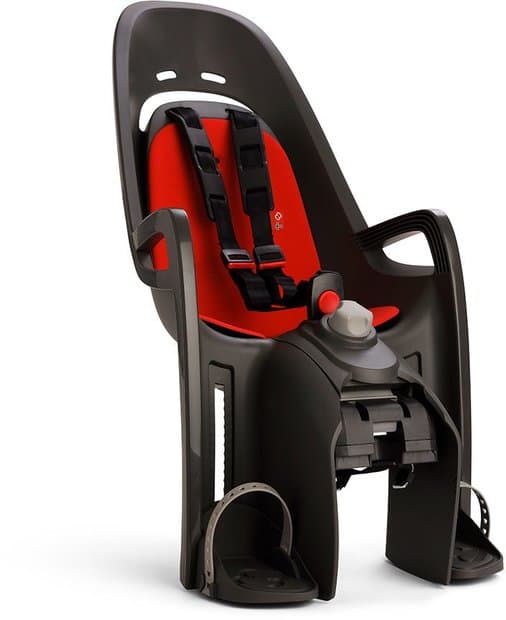 Hamax rot/grau, Befestigung Gepäckträger Kindersitz Hamax Zenith Relax