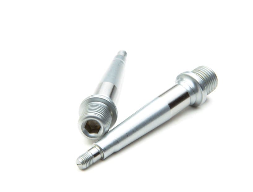 Race Face Pedal Achsen Kit Chester Silber Modell Aktion