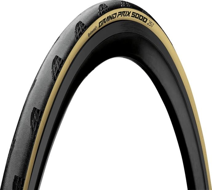 Continental GrandPrix 5000 700x25C BlackChili Compound Vectran Breaker/L creme Modell 2026