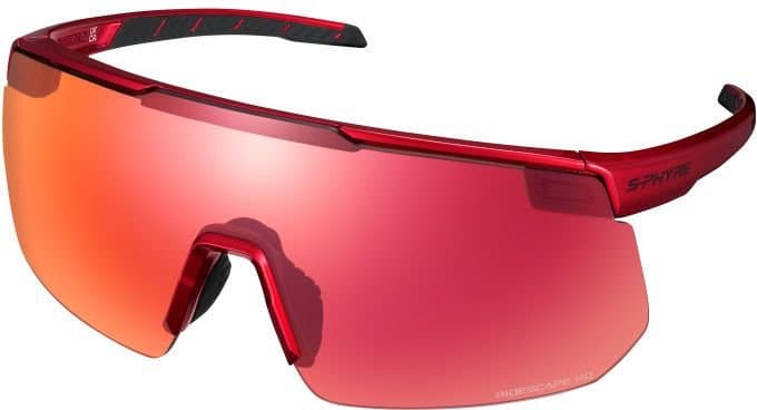 Shimano S-Phyre 2 Metallic Red / Ridescape Road Rot Modell 2025