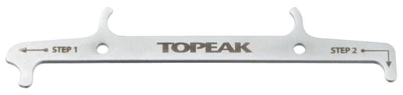 Topeak Chain Hook & Wear Indicator Kettenverschleißlehre Silber Modell 2026