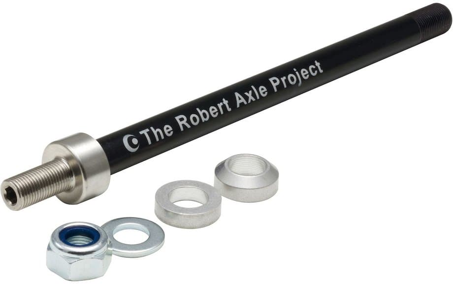 Robert Axke Kid Axle - Steckachse für Fahrradanhänger M12x1.0 Schwarz Modell 2024
