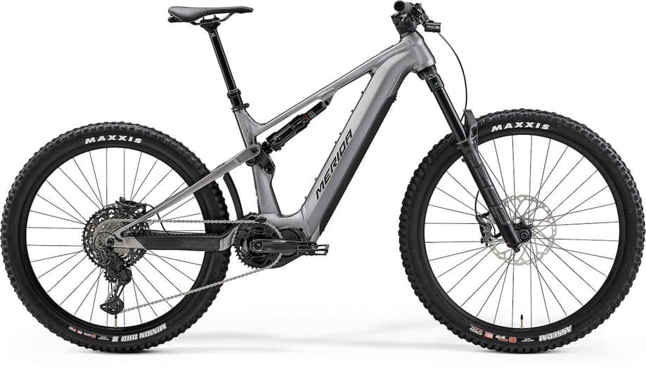 Merida eONE-SIXTY 875 IV1 gunmetal/schwarz M (43) - leistungsstarkes E-MTB für anspruchsvolle Trails