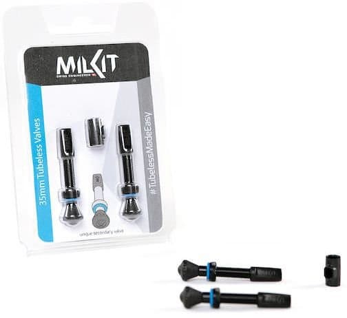 milKit DV3 Tubeless-Ventile 35 mm - Nachfüllen ohne Luftverlust