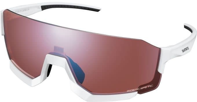 SHIMANO AEROLITE 2 RIDESCAPE HC WHITE Einheitsgröße WHITE - maximale Sicht & RX-Clip-Komfort