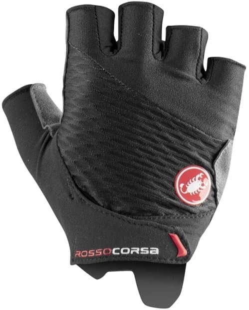 CASTELLI Rosso Corsa 2 W Kurzfinger Handschuhe Schwarz Modell 2024