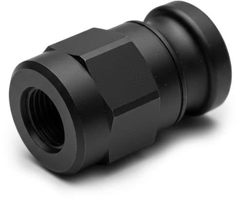 Qeridoo Vollachsadapter 3/8x26 Schwarz Modell 2025