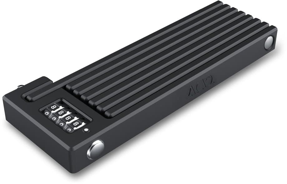 Cube ACID Faltschloss Rigid Pure C120 Schwarz Modell 2026