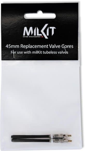 MILKIT Ventileinsatz Ersatz Valve Cores - 45 mm Schwarz Modell 2024