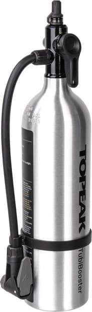 Topeak TubiBooster X Tubeless Drucklufttank Silber Modell 2026