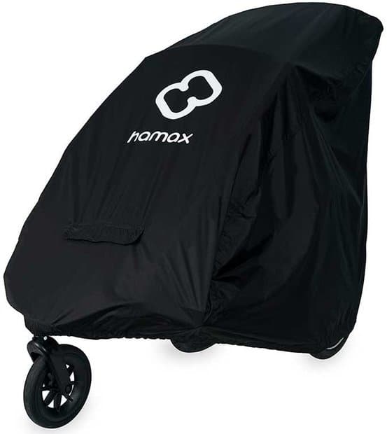 Hamax Abdeckplane für Kinderanhänger Grau Modell 2026