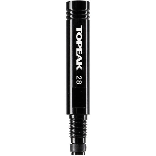 Topeak Ventilverlängerung Presta Valve Extender, 2er Set - 28mm Schwarz Modell 2026