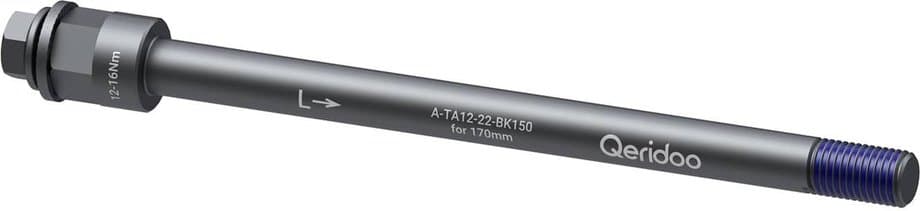 Qeridoo Steckachsadapter M12x1,5 Schwarz Modell 2025