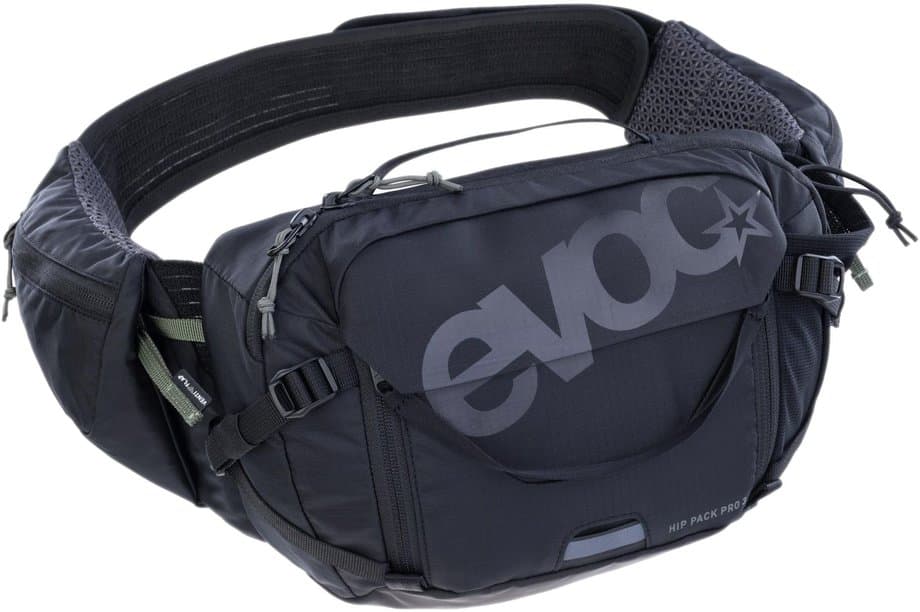 Evoc Hip Pack Pro 3 + Trinkblase 1,5 Schwarz Modell 2026