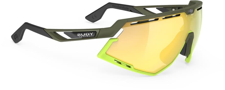 Rudy Project Defender Olive Matte - Multilaser Yellow Grün Modell 2024