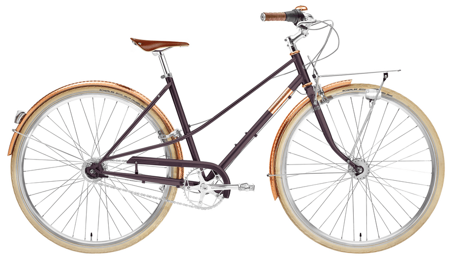 Creme Caferacer Lady Doppio Rot Modell Aktion