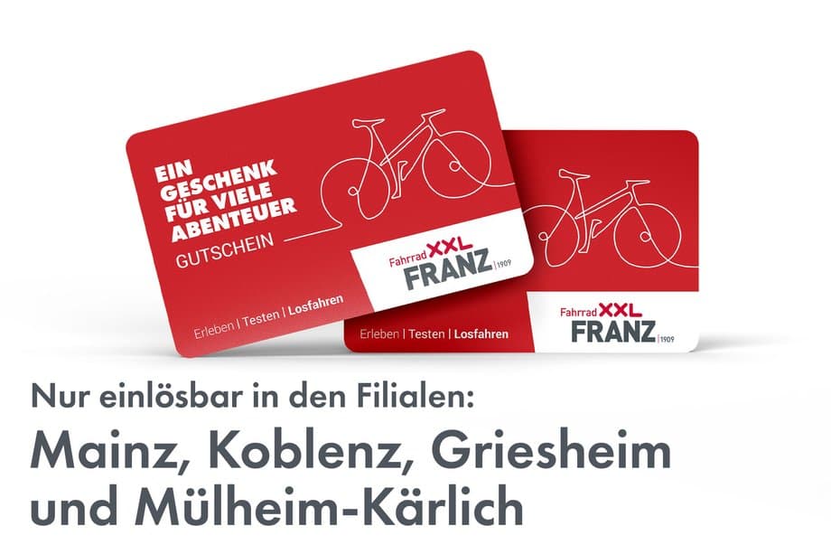 Gutschein Fahrrad XXL Franz Modell -