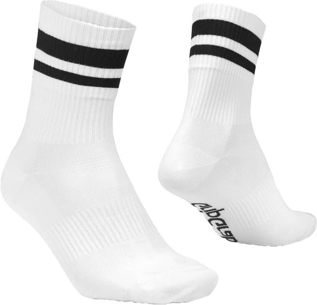 GRIPGRAB Original Stripes Crew Sommer Socken Weiß Modell 2024