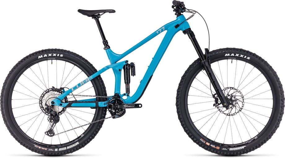 Cube Stereo ONE77 Race 29 Blau Modell Aktion
