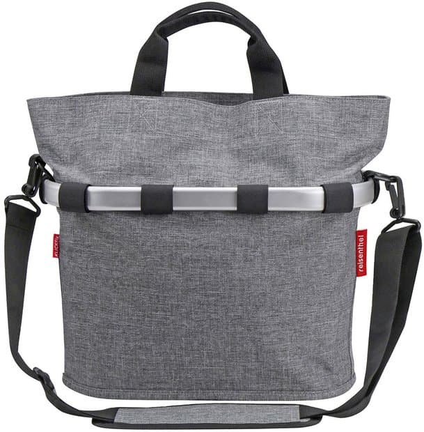 Reisenthel Bikebasket Oval S Twist Silver Gepäckträgerkorb Grau Modell 2026