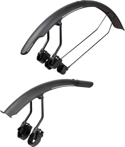 Topeak TetraFender R1/R2 Schutzblech Set für Rennrad Schwarz Modell 2026