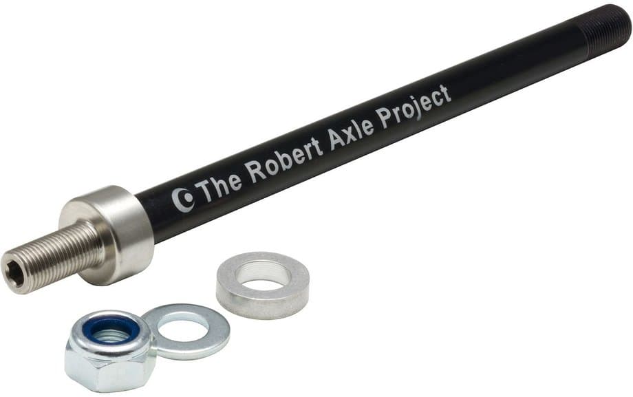 ROBERTAXLE Kid Axle - Steckachse für Fahrradanhänger M12x1.0 Schwarz Modell 2024