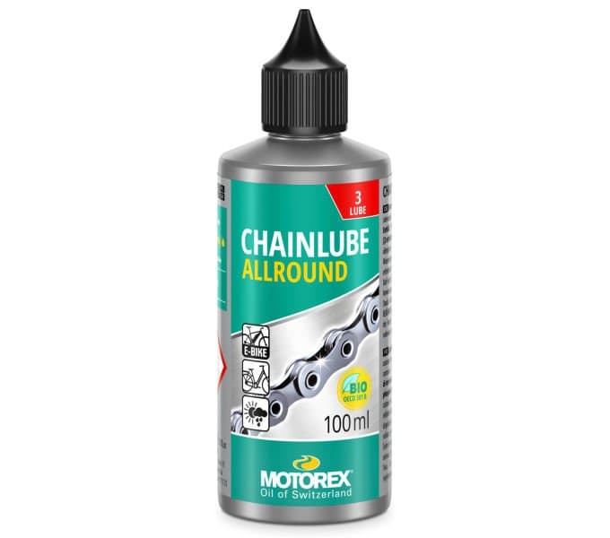 MOTOREX Chainlube Allround Kettenöl 100 ml l Red - langlebige Allwetter-Schmierung