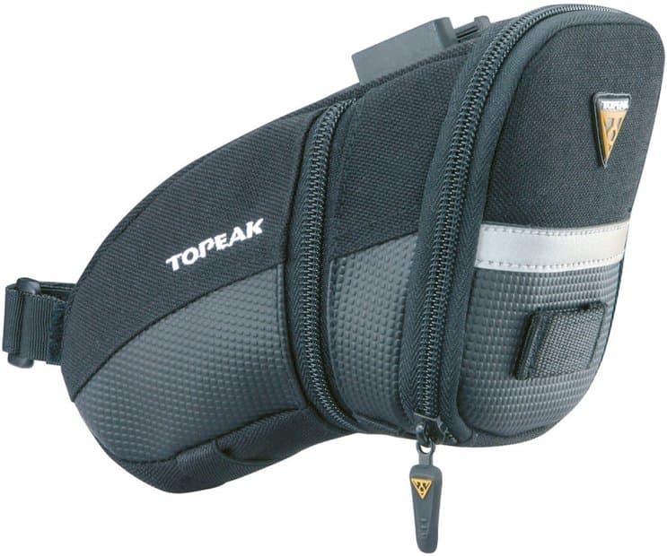 Topeak Aero Wedge Pack Medium Satteltasche, erweiterbar Schwarz Modell 2026