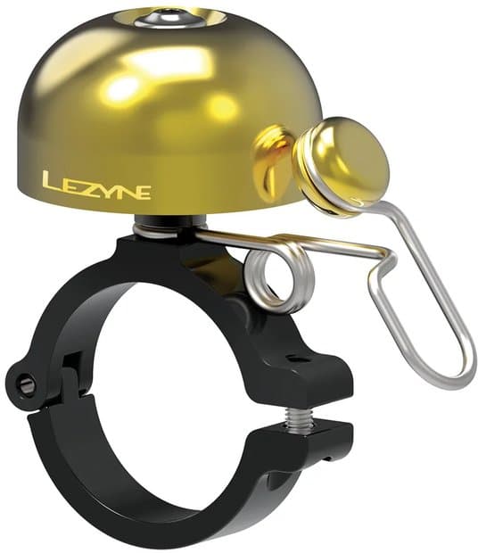 Lezyne Fahrradklingel Classic Brass mit Schelle Gold Modell Aktion