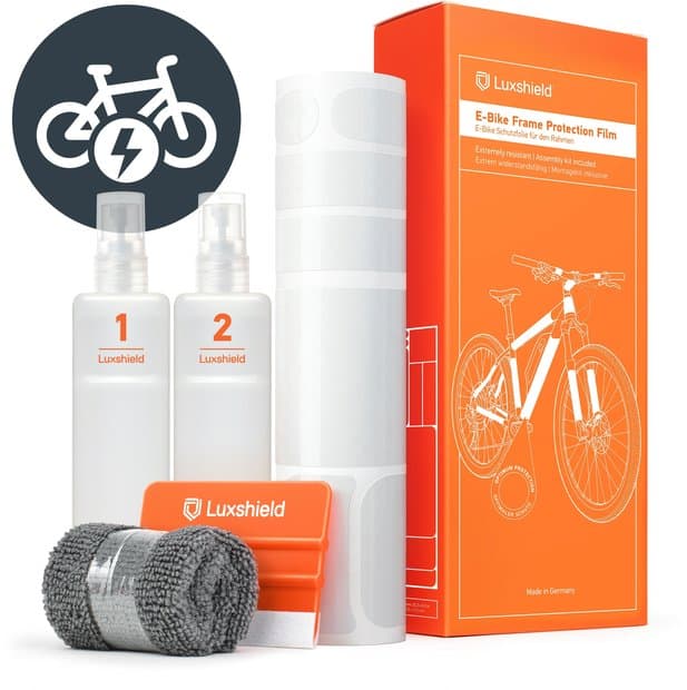 Luxshield Rahmenschutzfolie E-Bike Universal 20-Teilig Transparent Modell 2024