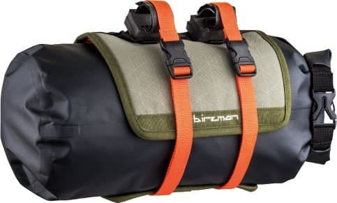 Birzman Packman Handlebar Pack 9,5L Olive - Wasserdichte Lenkertasche für Bikepacking
