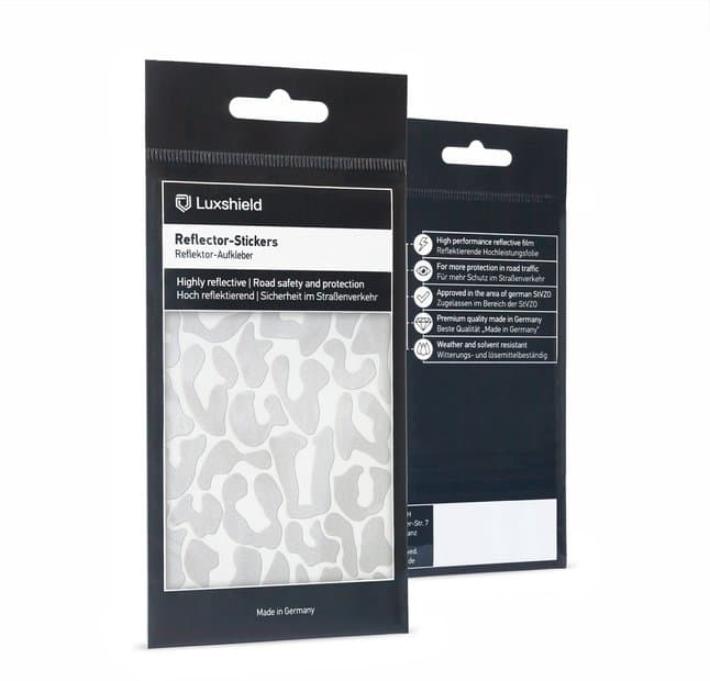 Luxshield Reflektoren Aufkleber Leopard Silber Modell 2024