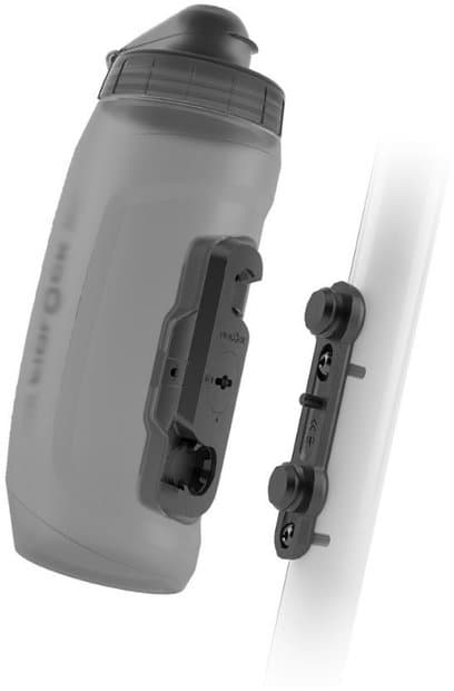 Fidlock Twist Trinkflasche 590 mit Bike Base Flaschenhalter Grau Modell 2026
