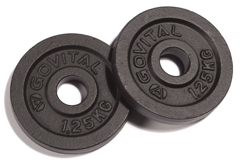 Govital Guss-Scheiben, 2x1,25kg Schwarz Modell Aktion