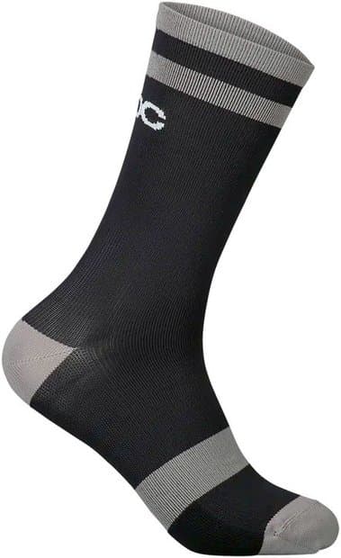 POC Lure MTB Sock Long Schwarz Modell 2024
