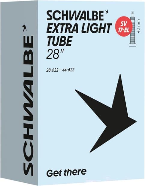 Schwalbe SV17-EL Extra Light Schlauch 28 Zoll - 40 mm Schwarz Modell 2026