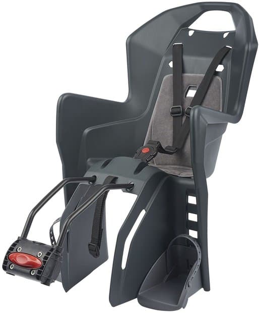 POLISPORT Koolah FF Kindersitz - Rahmenmontage Grau Modell 2025